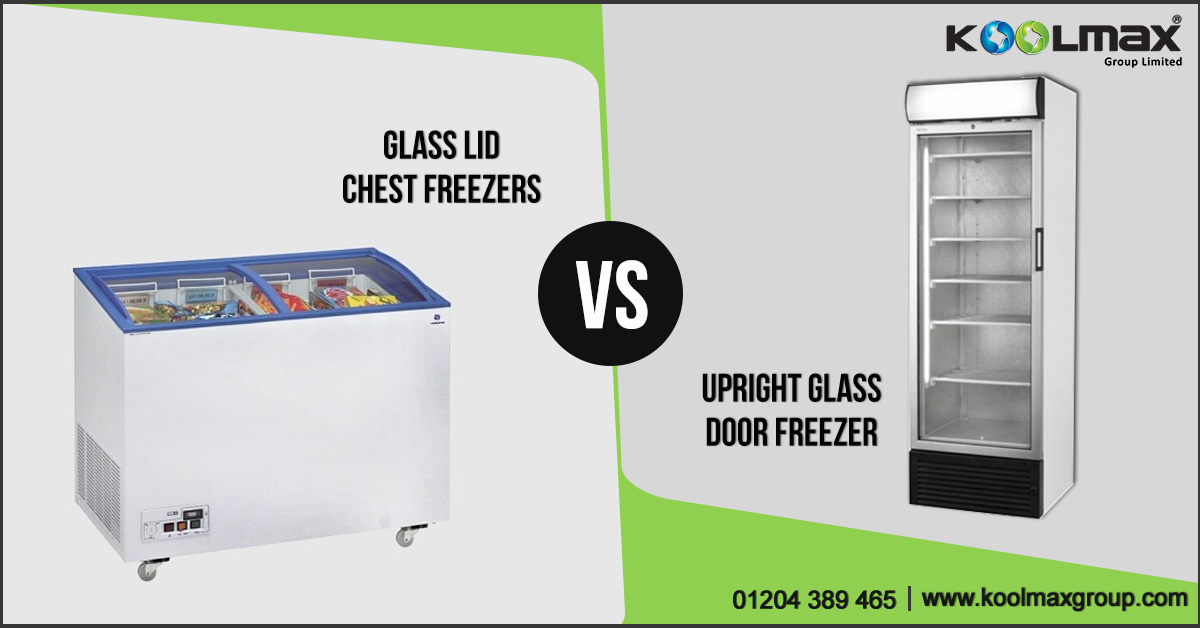glass lid chest freezer vs glass door upright freezers