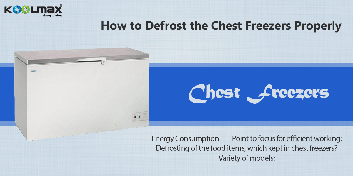 how to defrost the chest freezers