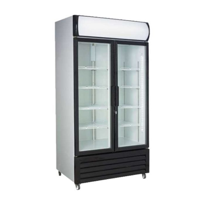 CombiSteel 7455.2105 Double Glass Door Fridge - 670 Ltr