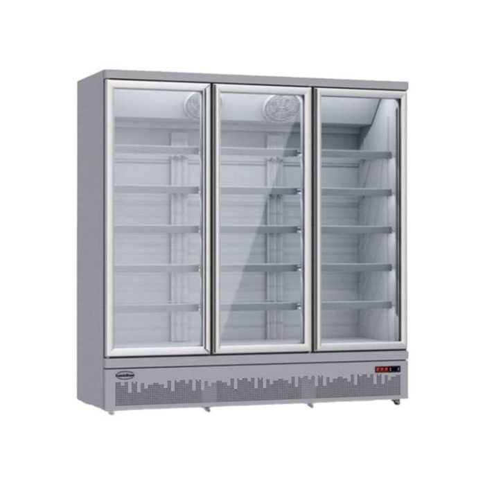 CombiSteel 7455.2205 Triple Glass Door Refrigerator - 1530 Ltr