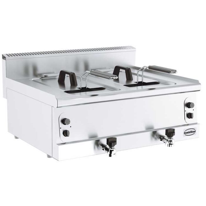 Combisteel Base 600 Gas Counter Top Fryer (300H x 800W x 600D) - 20 Ltr