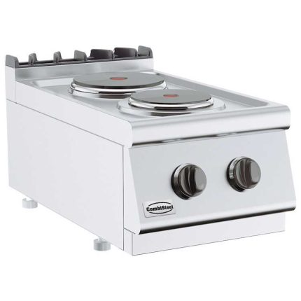 Combisteel Base 700 Electric Range With 2 Boiling Rings - (300H x 400W x 700D)