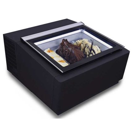 Combisteel Countertop Model Ice Cream Display Black (375H x 670W x 750D)