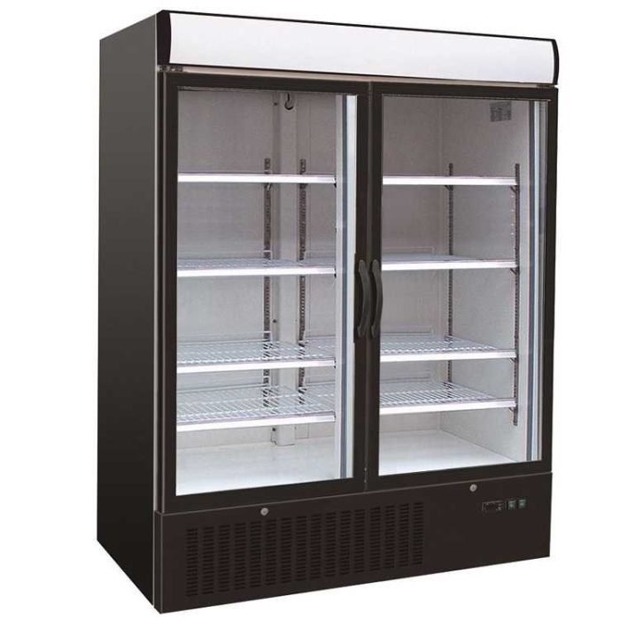 Combisteel Double Glass Door Freezer (1990H x 1370W x 700D) - 1079 Ltr