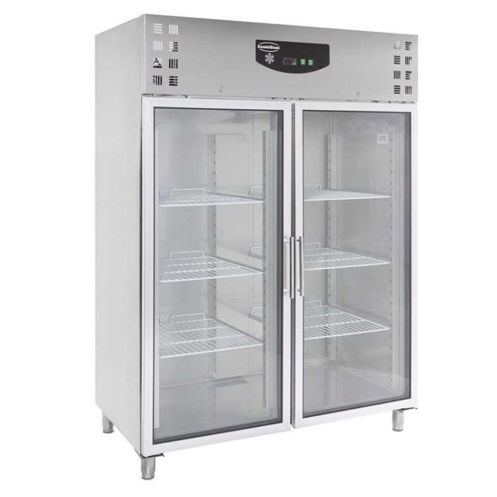 Combisteel Stainless Steel Double Glass Door Refrigerator (2010H x 1480W x 830D) - 1325 Ltr