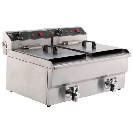 Combisteel Electric Counter Fryer (355H x 630W x 505D) - 2x8 Ltr