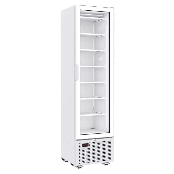 Combisteel Single Glass Door Freezer (1915H x 494W x 521D) - 221 Ltr