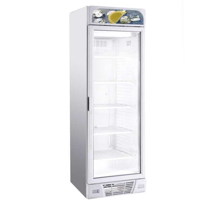 Combisteel Single Glass Door Freezer (2058H x 640W x 670D) - 382 Ltr