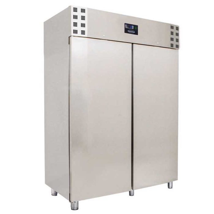 Combisteel Stainless Steel Double Door Catering Freezer (2050H x 1400W x 700D) - 1200 Ltr