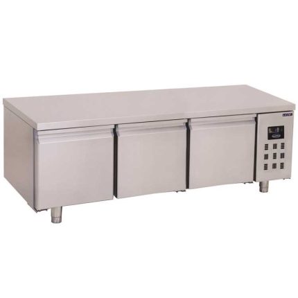 Combisteel Refrigerated Prep Counter with 3 Doors (600H x 1600W x 700D) - 280 Ltr
