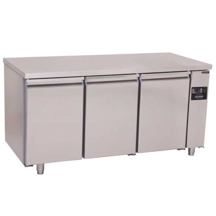 Combisteel Three Doors Refrigerated Prep Counter Excl. Motor (850H x 1600W x 700D) - 474 Ltr