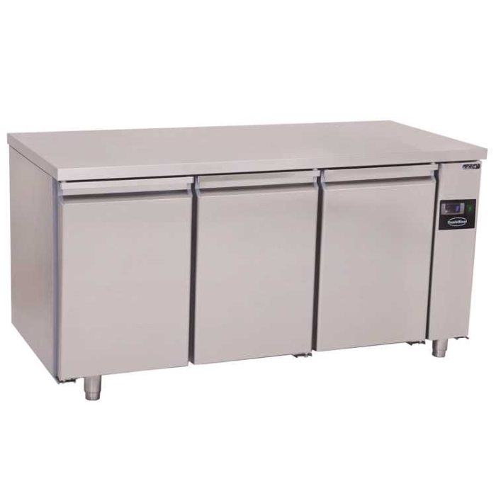 Combisteel Three Doors Refrigerated Prep Counter Excl. Motor (850H x 1600W x 700D) - 474 Ltr