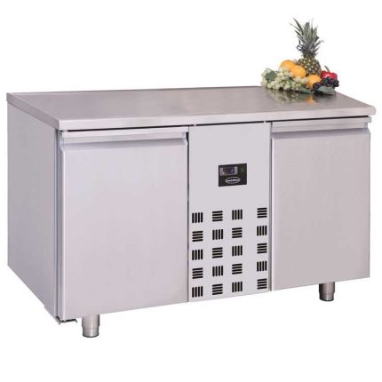 Combisteel 2 Door Refrigerated Prep Counter Mono Block (850H x 1300W x 700D) - 281 Ltr