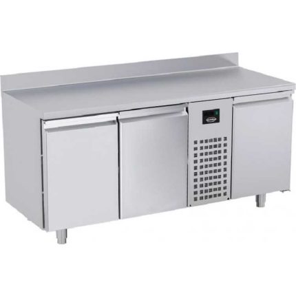 Combisteel 3 Doors Mono Block Upstand Food Prep Refrigerated Counter (860H x 1785W x 700D) - 474 Ltr