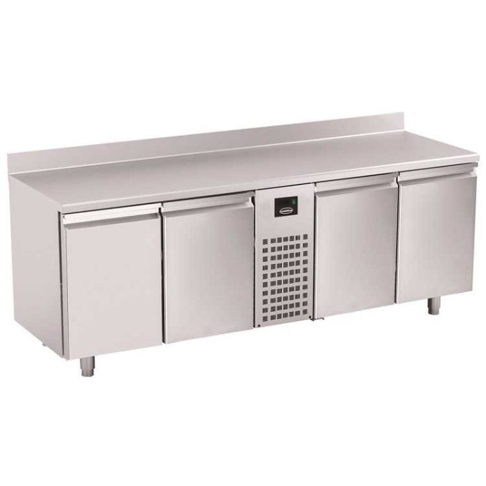 Combisteel 4 Door Refrigerated Food Prep Counter Upstand Mono Block (860H x 2270W x 700D) - 632 Ltr