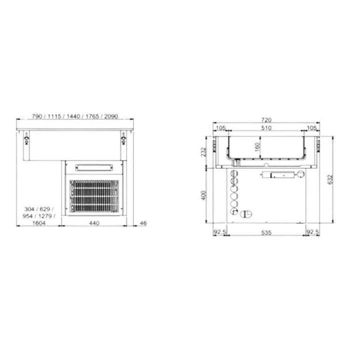 Combisteel Drop-In Refrigerated Container