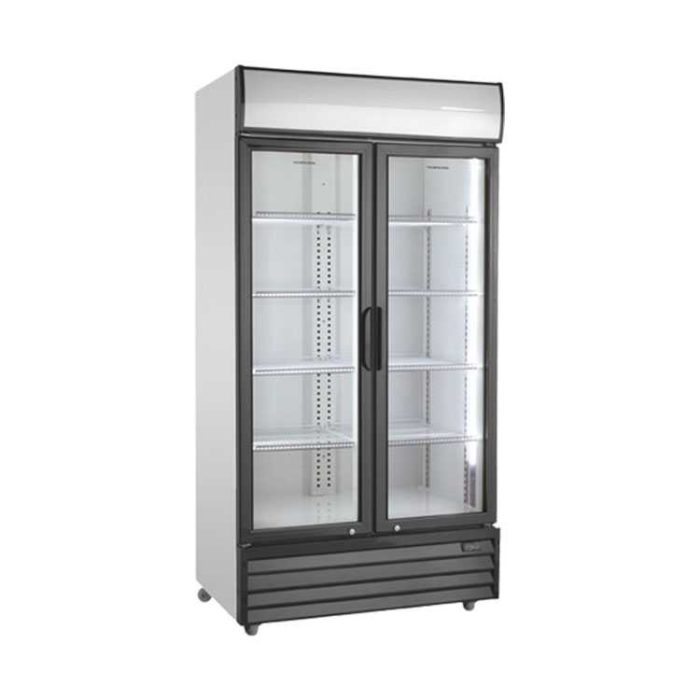 KoolMax SD802HE Double Hinged Glass Door Fridge 776 ltr