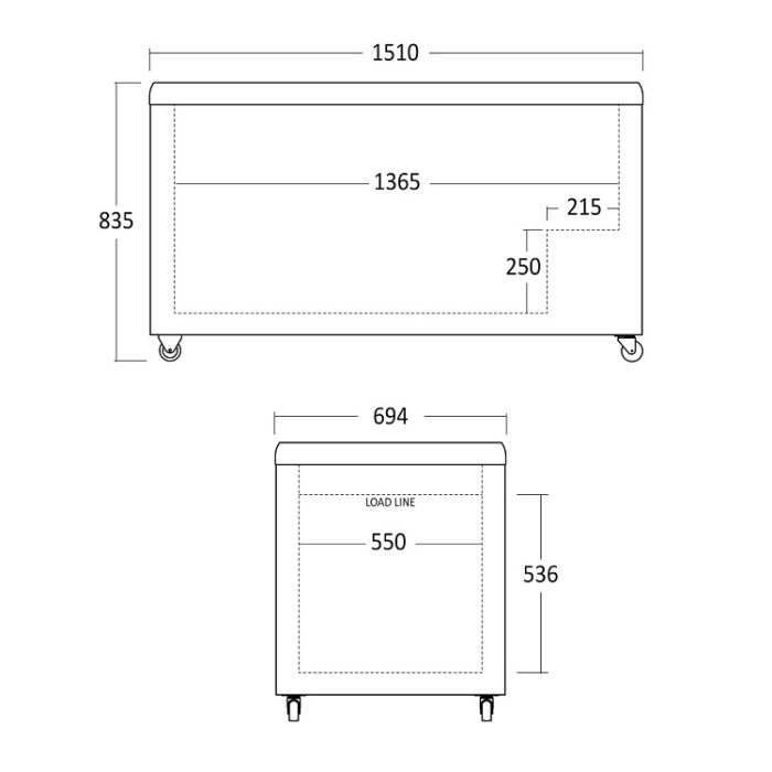 Koolmax SD 510 E Dimensions