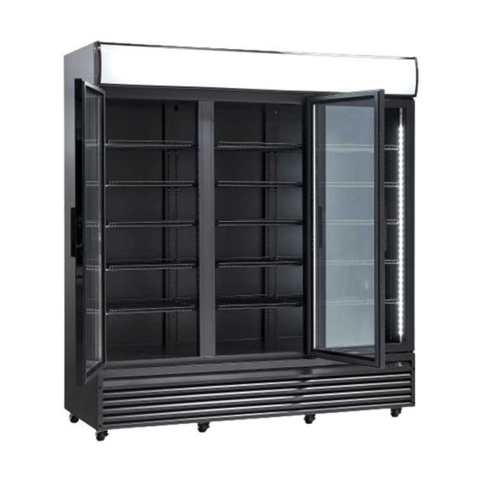 Koolmax SD1502BHE Triple Glass Door Fridge1383Ltr
