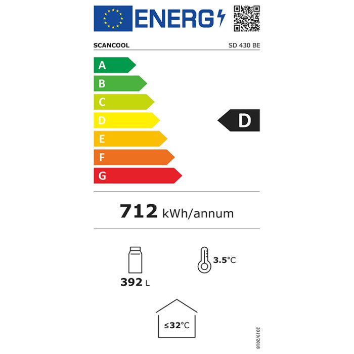 Koolmax SD430BE Energy Label