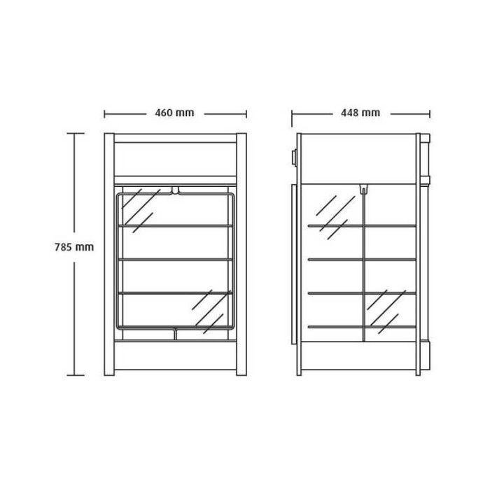 Scancool SVS100 Dimension