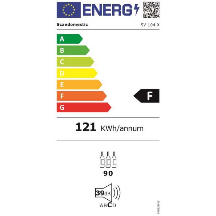 Scancool SV104X Energy Label