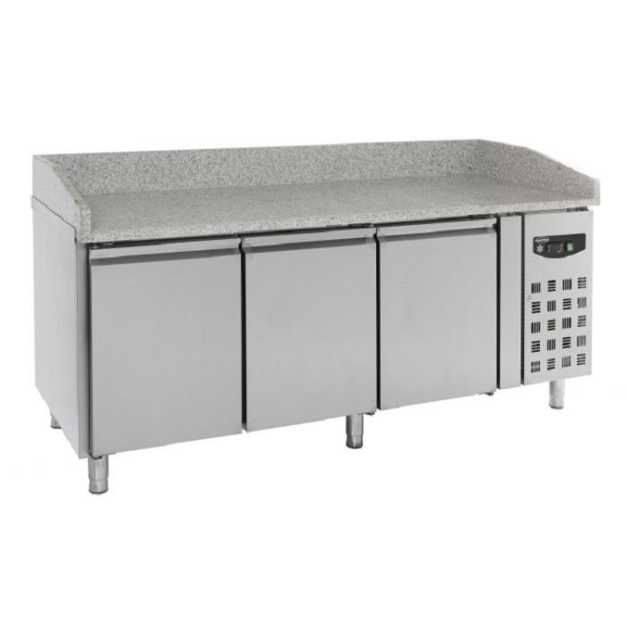 Combisteel Triple Door Pizza Prep Counter (1000H x 2025W x 800D) - 580 Ltr