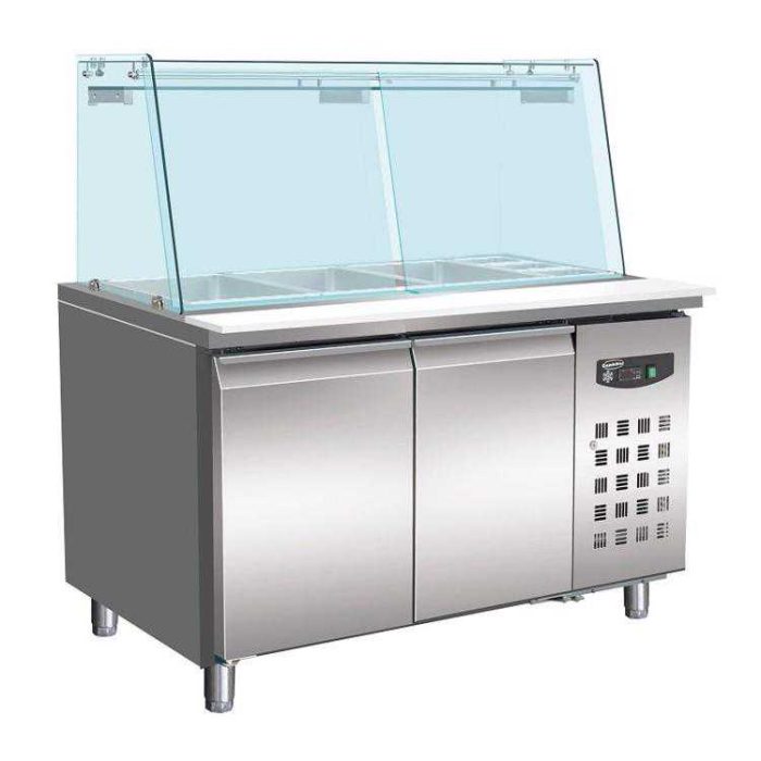 Combisteel 2 Doors Refrigerated Bakery Counter (1365H x 1510W x 800D) - 428 Ltr
