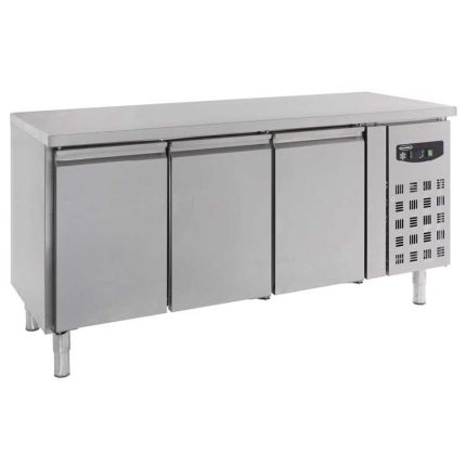 Combisteel 3 Door Freezer Prep Counter (850H x 1795W x 700D) - 402 Ltr