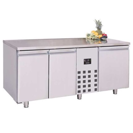 Combisteel Triple Door Mono Block Energy Line Refrigerated Negative Prep Counter (850H x 1785W x 700D) - 474 Ltr
