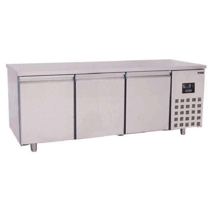 Combisteel Refrigerated Food Prep Counter With 3 Doors (850H x 2100W x 800D) - 615 Ltr