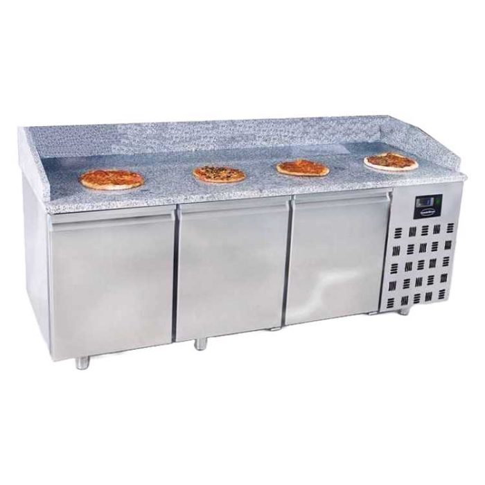 Combisteel Three Door Pizza Prep Counter (1080H x 2100W x 800D) – 615 Ltr