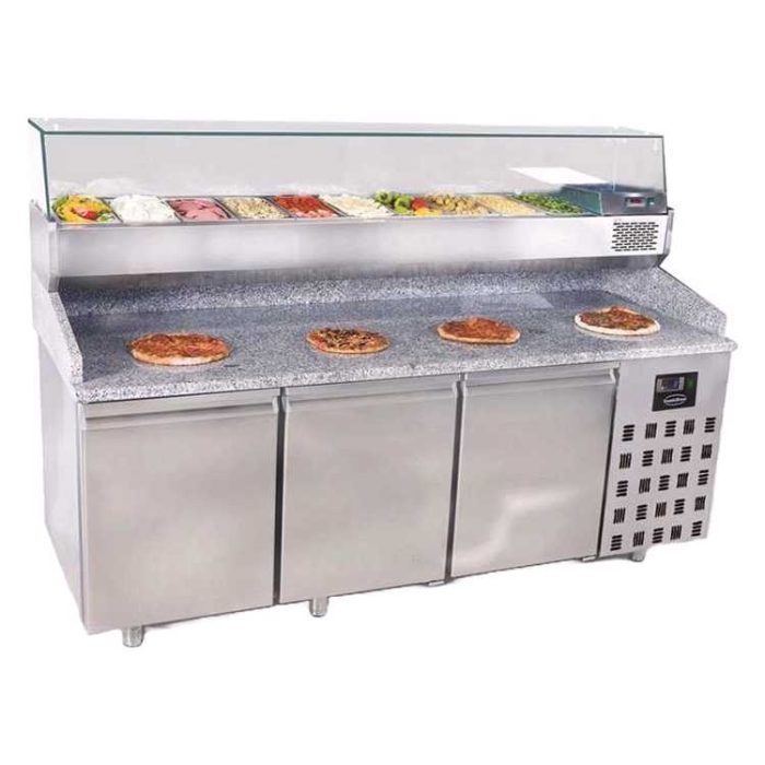 Combisteel Three Door Pizza Prep Counter