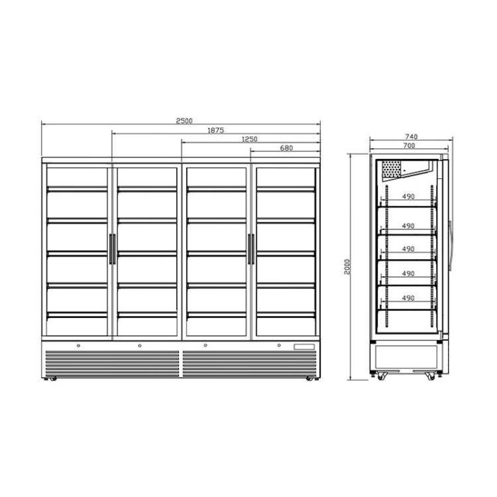 Koolmax KMF 2000 Section Drawing