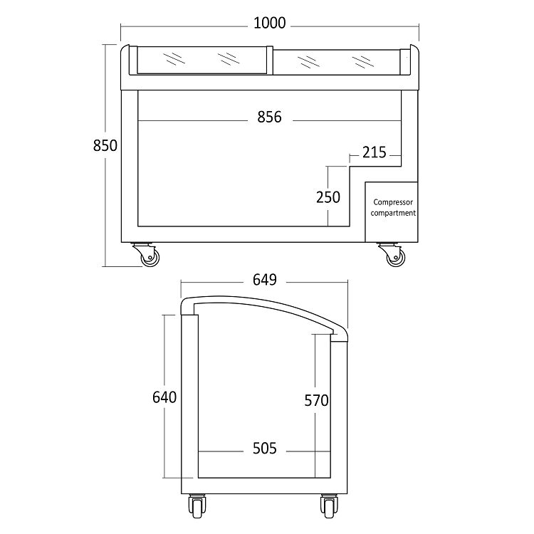 Koolmax SD306E Ice Cream Display Freezer 255 Litres