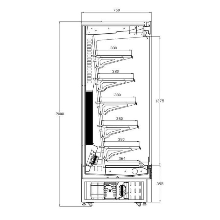 Koolmax FRIGUS 187 OFC Section Drawing