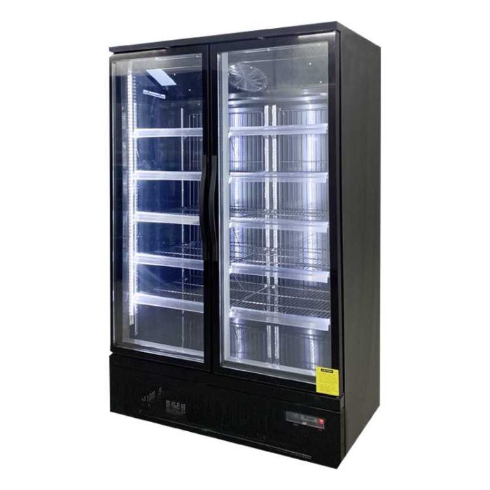 Koolmax KMC1300 Double Glass Door Fridge