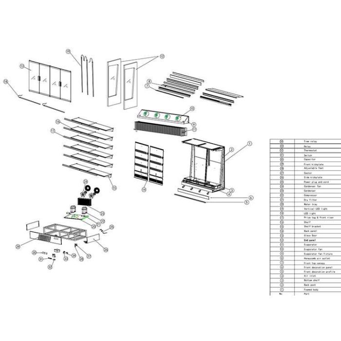 Koolmax-OASIS-250-FGD-Exploded-Drawing