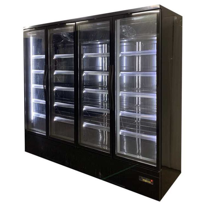 Koolmax KMF3000 Four Glass Door Display Freezer