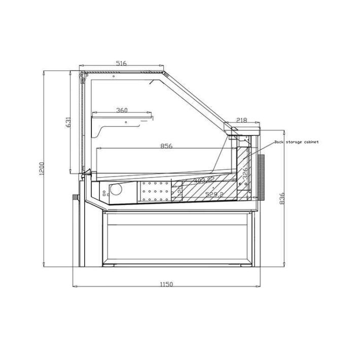 Koolmax-VIANDE-125-Section-Drawing